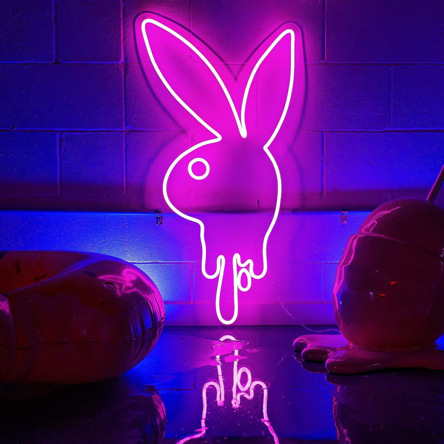 "Bunny Drip" Neon Sign