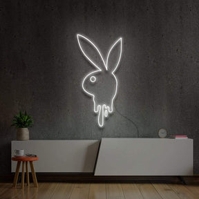 "Playboy Drip" Neon Sign 60cm (2ft) / White / LED Neon by Neon Icons