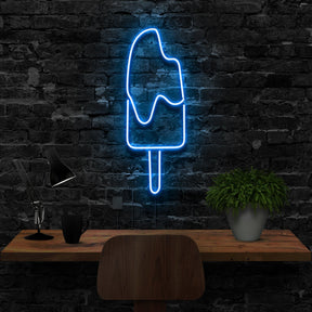 "Popsicle" Neon Sign 40cm (1.3ft) / Ice Blue / LED Neon by Neon Icons