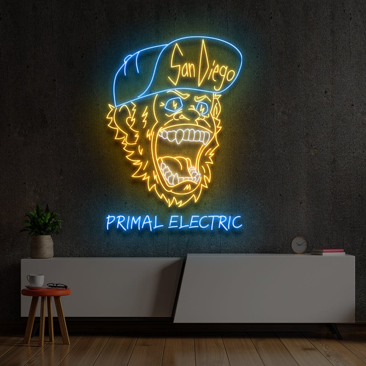 "Primal Electric" Custom Neon Sign