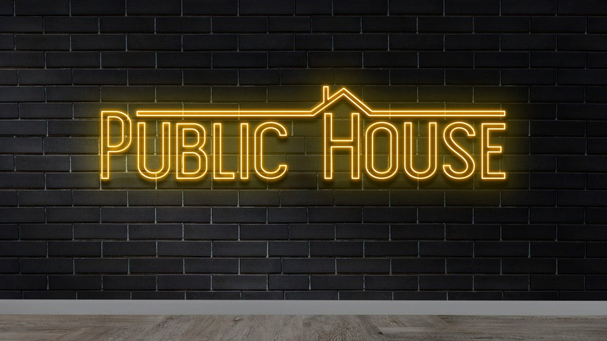 "Public House" Custom Neon Sign