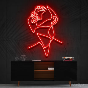 "Pure Ecstasy" Neon Sign 90cm (3ft) / Red / Cut to Shape by Neon Icons