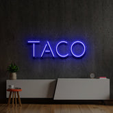 Rafat's "Taco" Custom Neon Sign