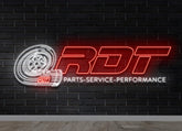 "RDT" Custom Neon Sign