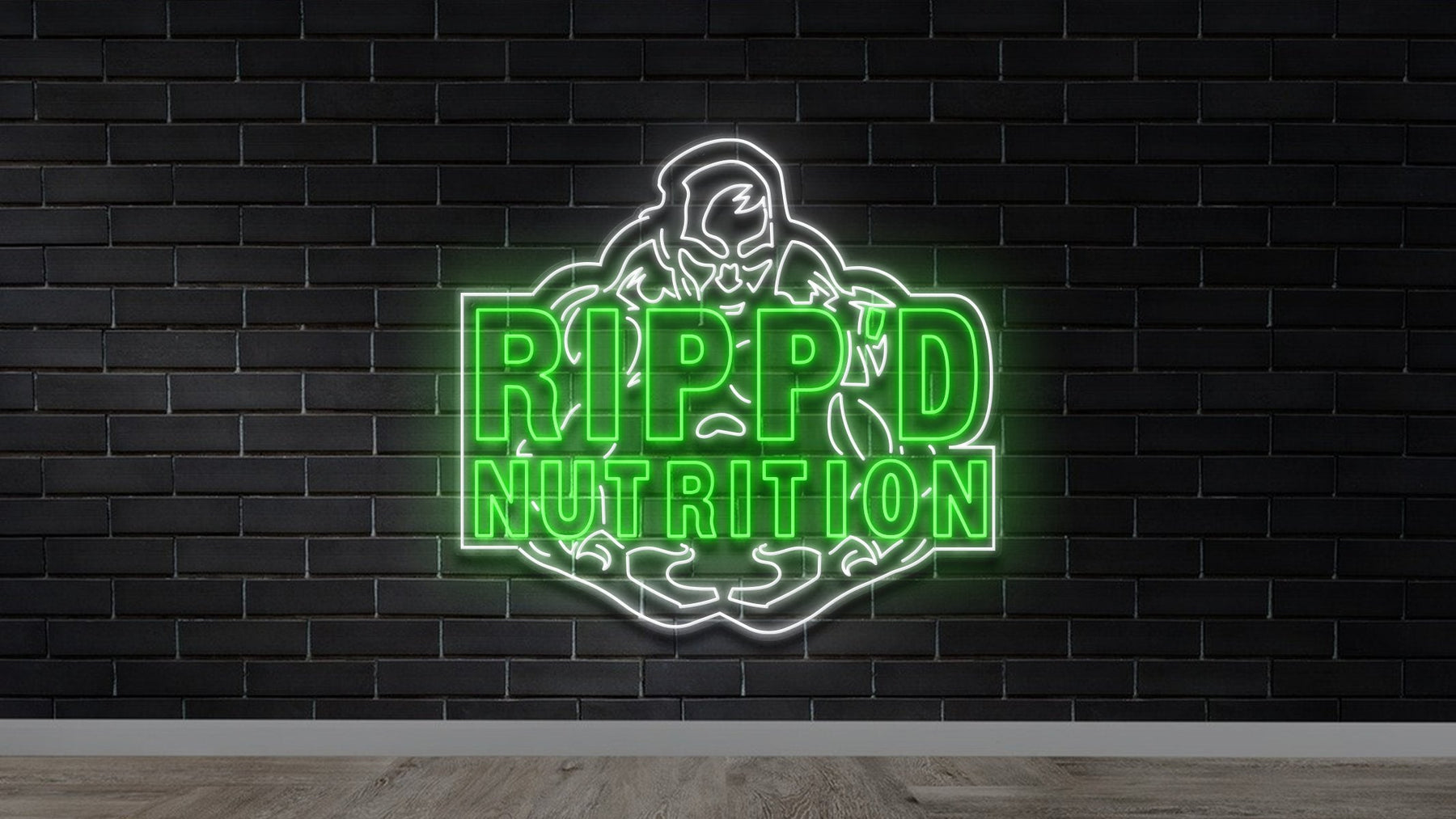 "Ripped Nutrition" Custom Neon Sign