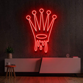 "Rolex Drip" Neon Sign 60cm (2ft) / Red / LED Neon by Neon Icons