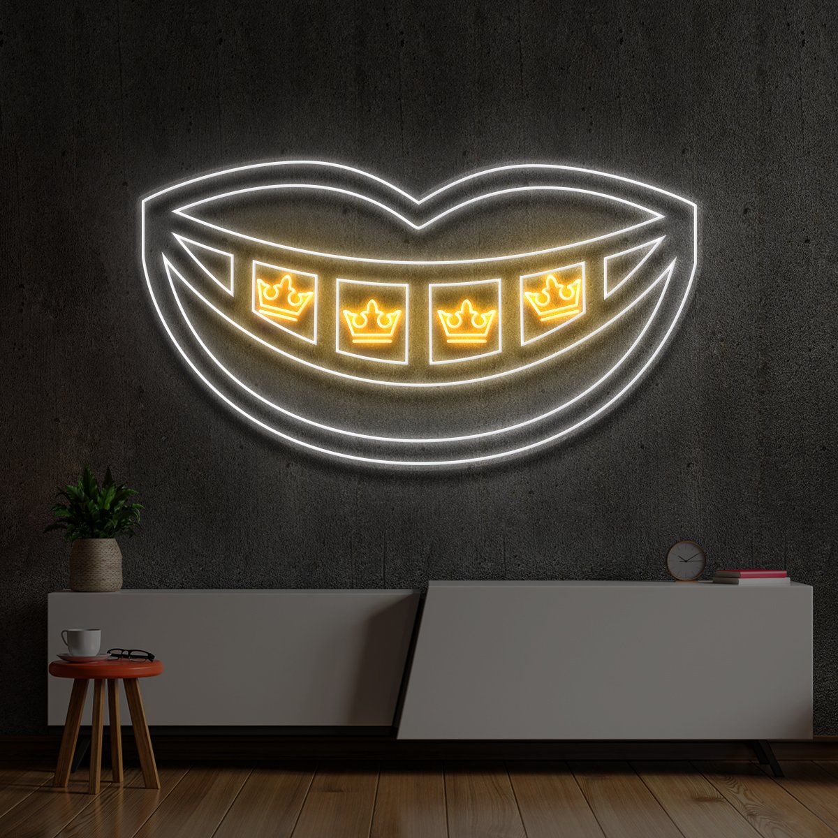 "Royal Teeth Lab" Custom Neon Sign