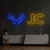 "RS & LC" 2 Custom Neon Signs