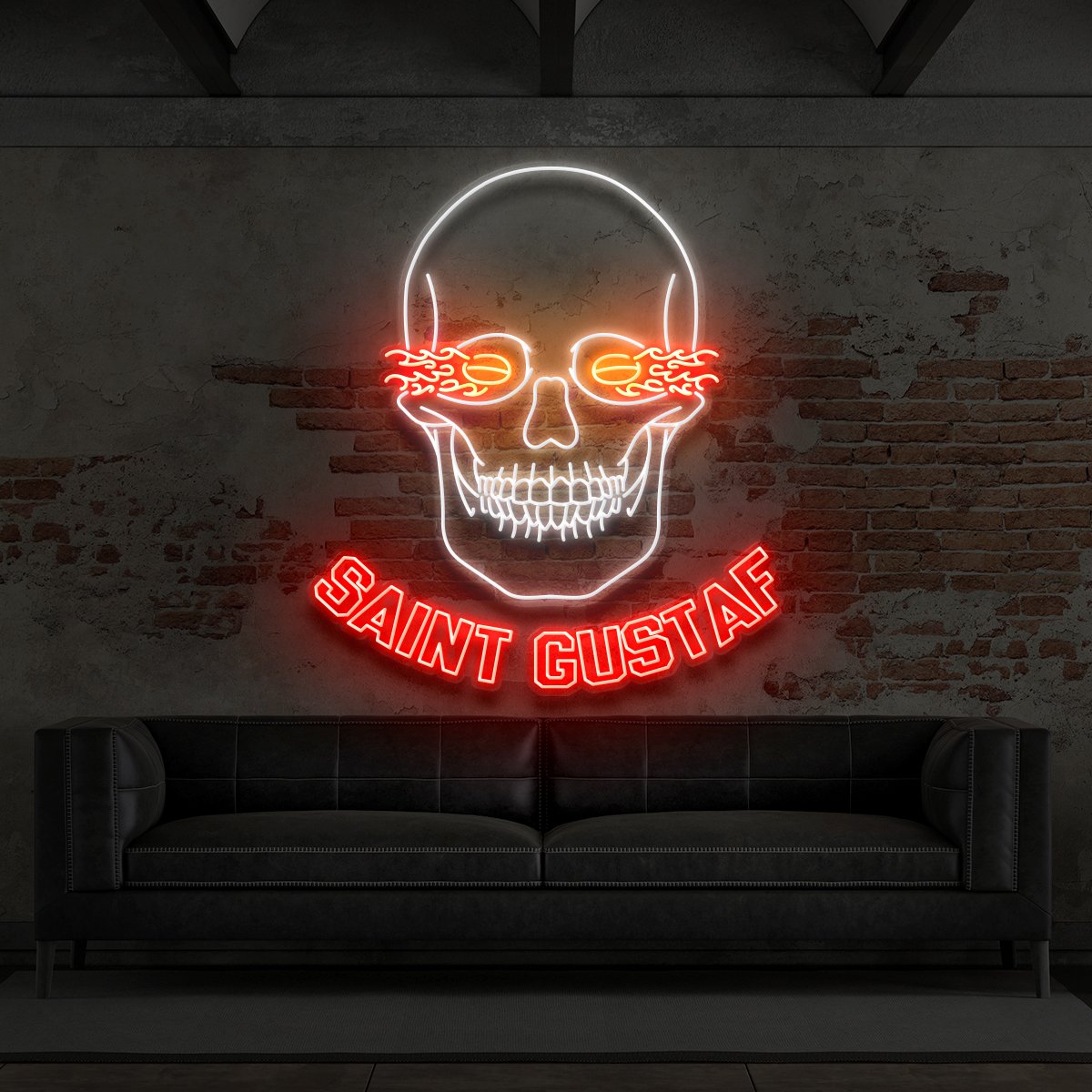 "Saint Gustaf" Custom Neon Sign