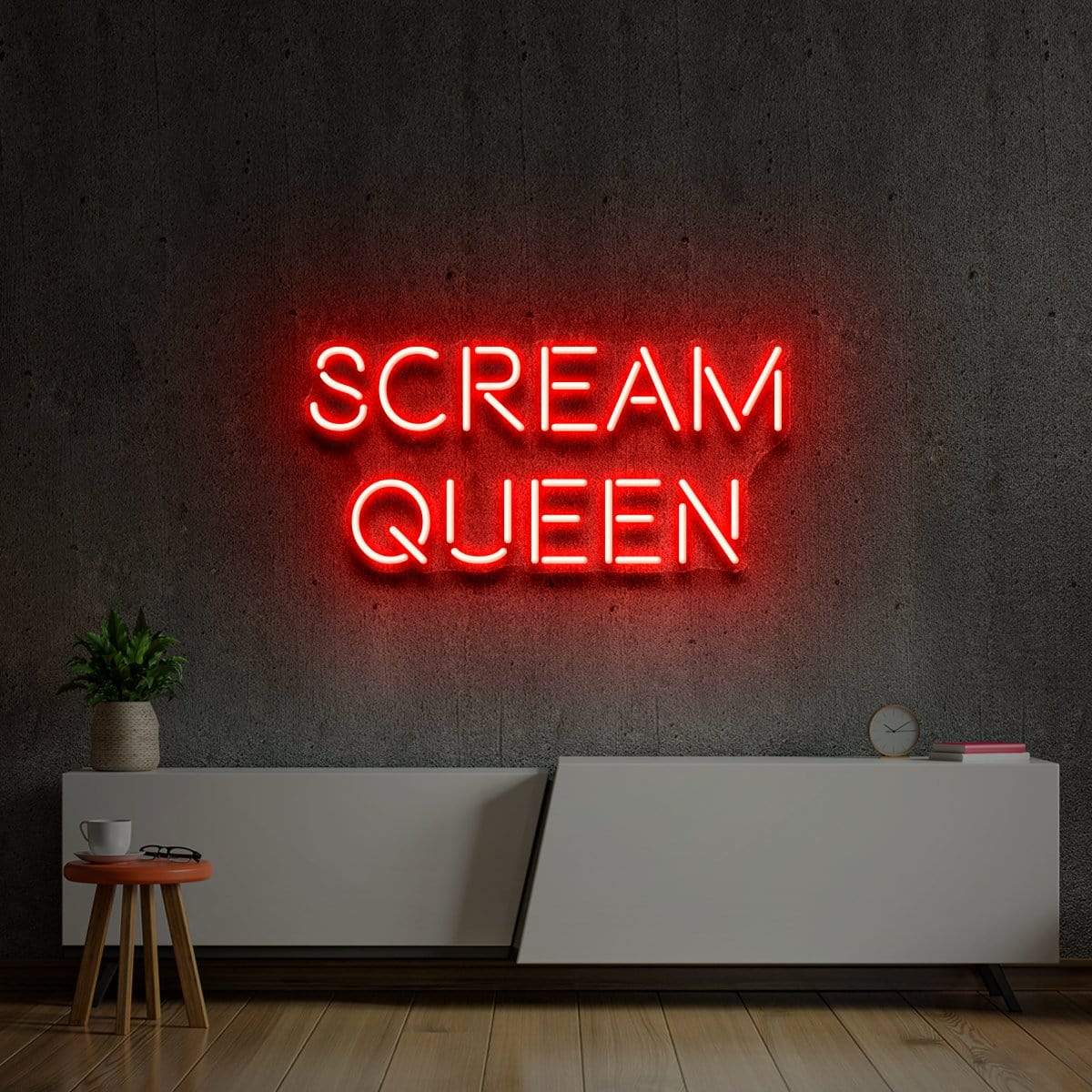 "Scream Queen" Custom Neon Sign