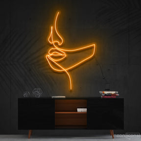 "See No Evil" Neon Sign 60cm (2ft) / Orange / Cut to Square by Neon Icons