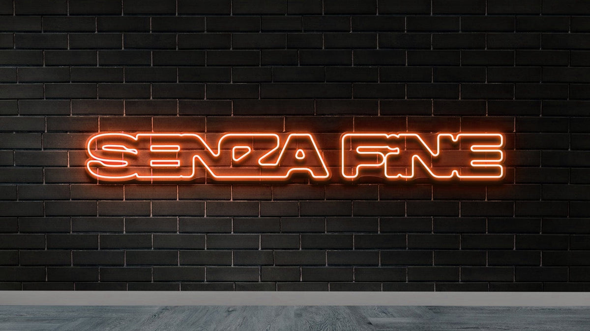 "Senza Fine" Custom Neon Sign