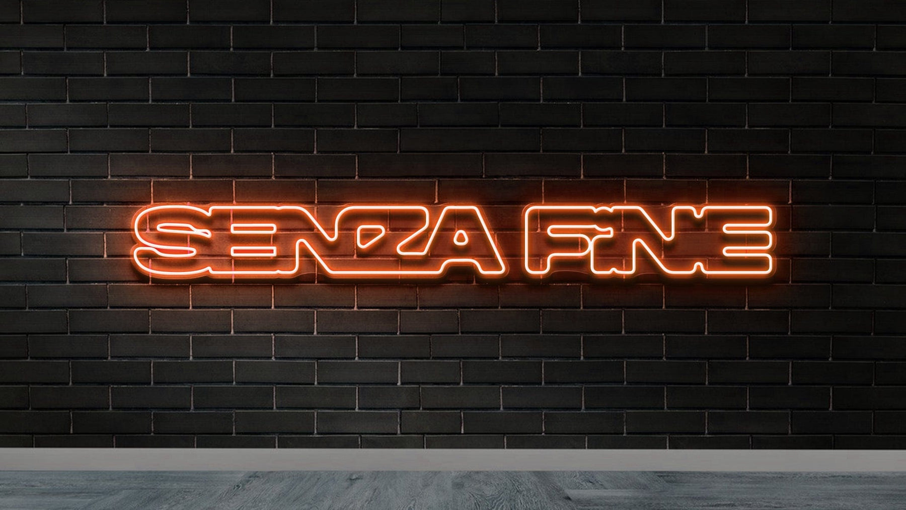 "Senza Fine" Custom Neon Sign