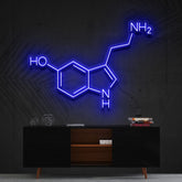 "Serotonin Molecule" Glass Neon Upgrade