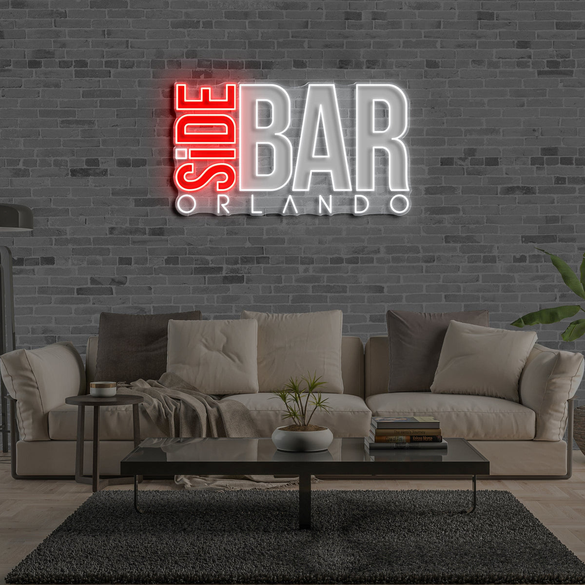 "Side Bar Orlando" Custom Neon x Acrylic Print