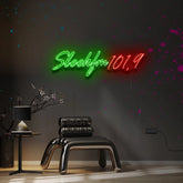 "Sleekfm 101.9" Custom Neon Sign