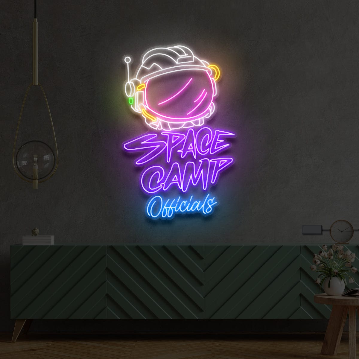 "Space Camp" Custom Neon Sign