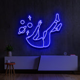 "Space Head" Neon Sign by Neon Icons