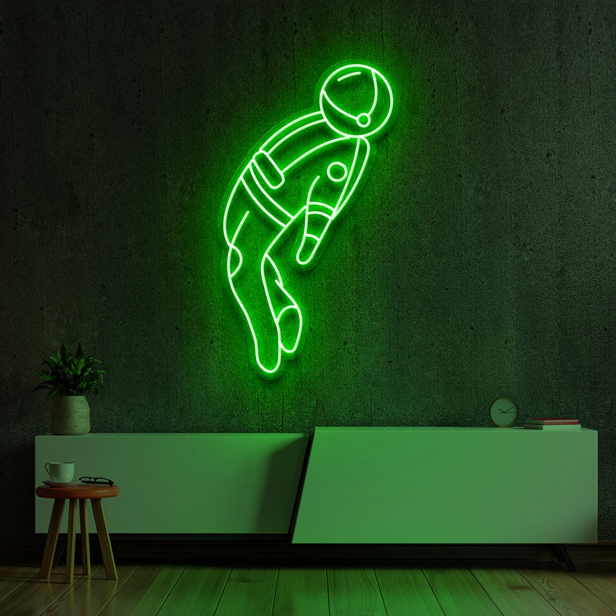 "Spaceman" Neon Sign by Neon Icons