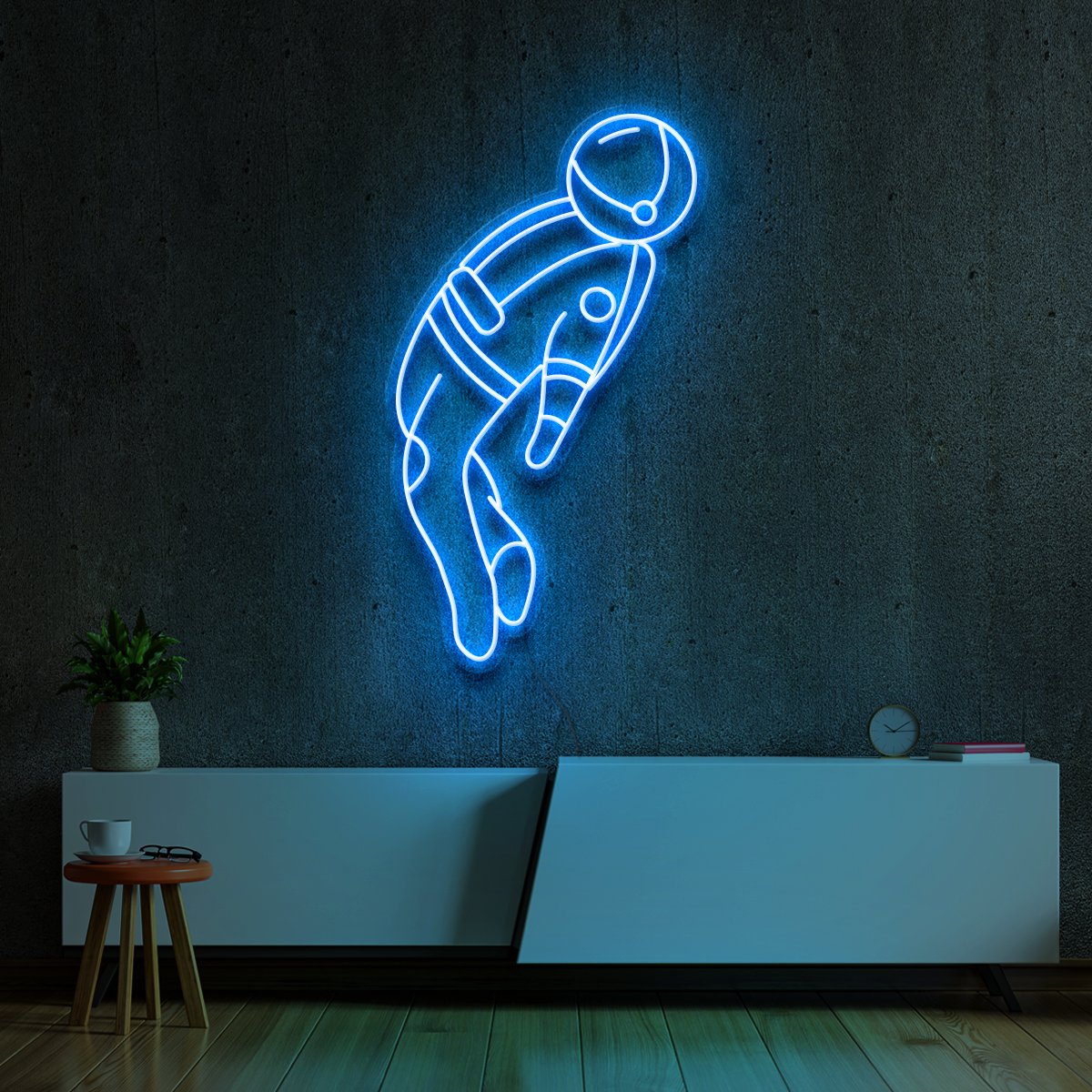 "Spaceman" Neon Sign by Neon Icons