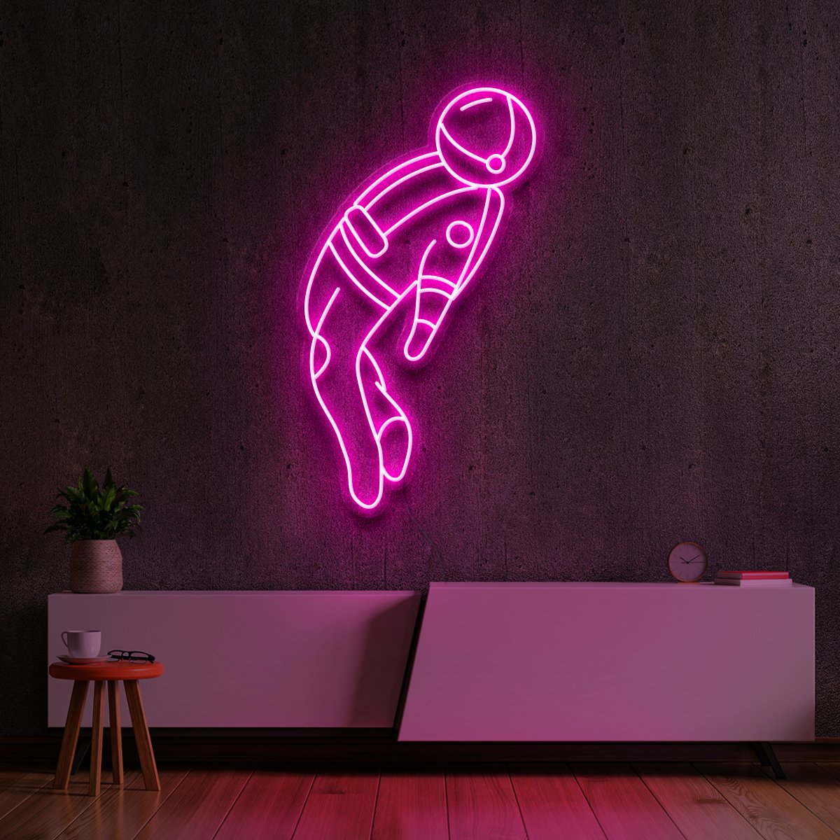 "Spaceman" Neon Sign by Neon Icons