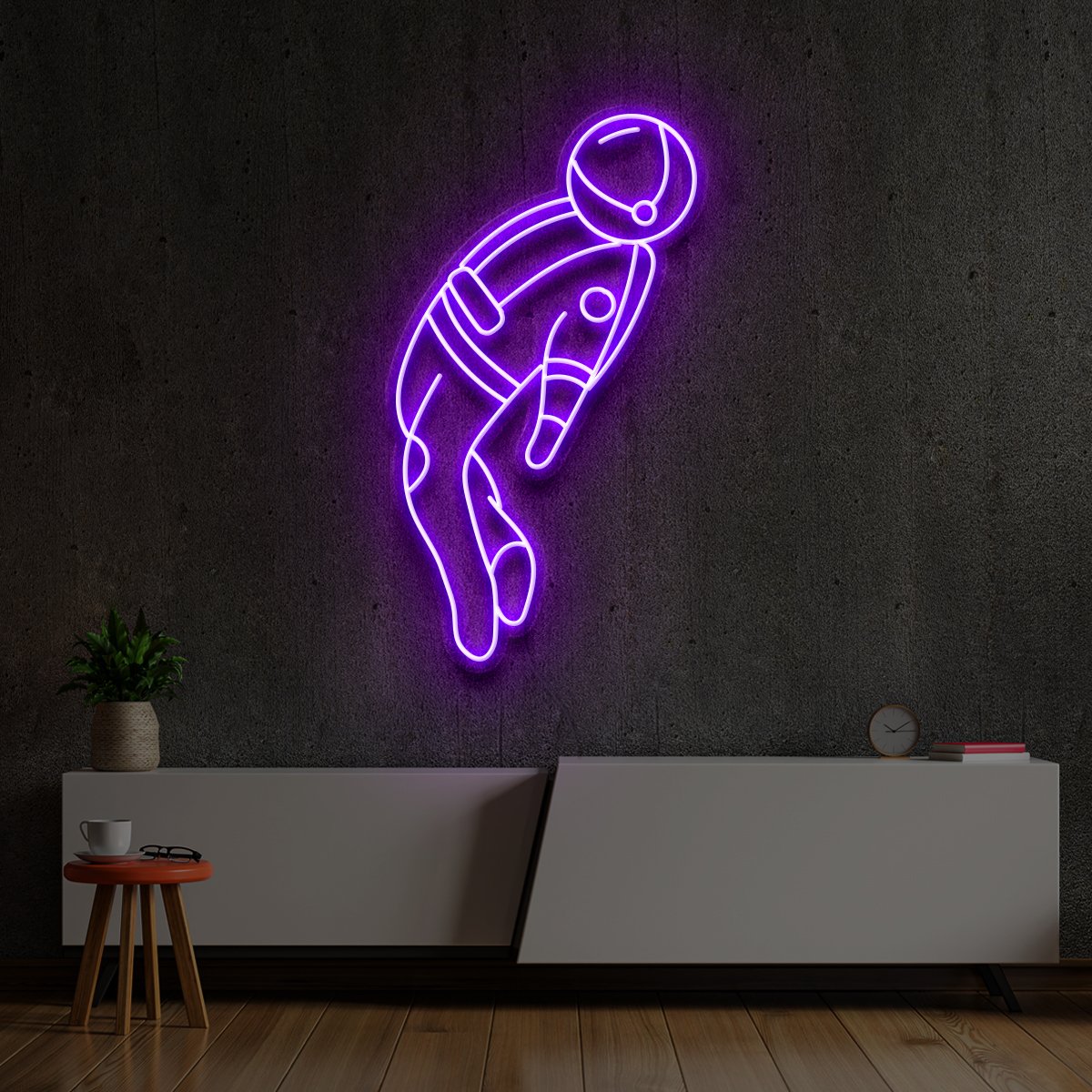 "Spaceman" Neon Sign by Neon Icons