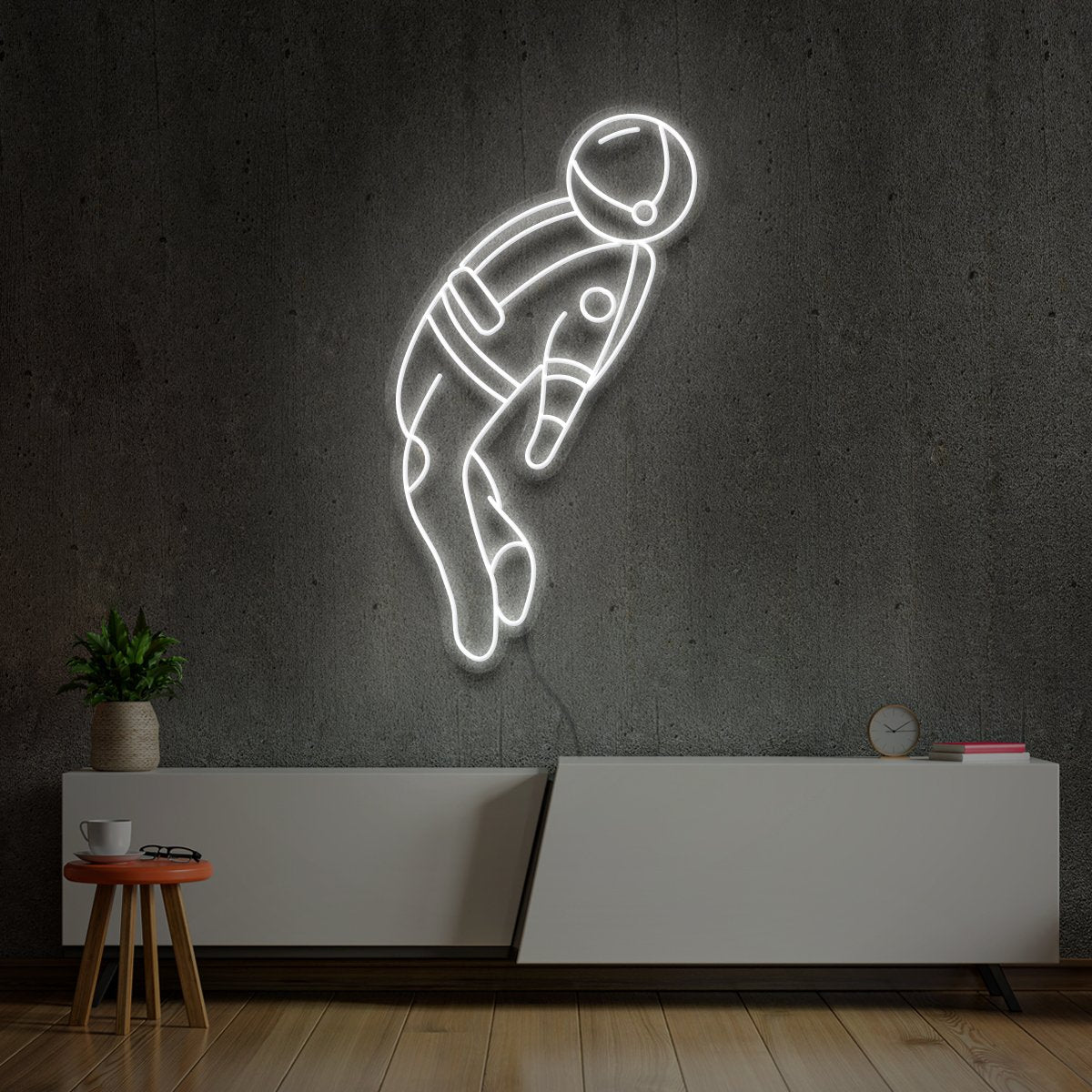 "Spaceman" Neon Sign by Neon Icons