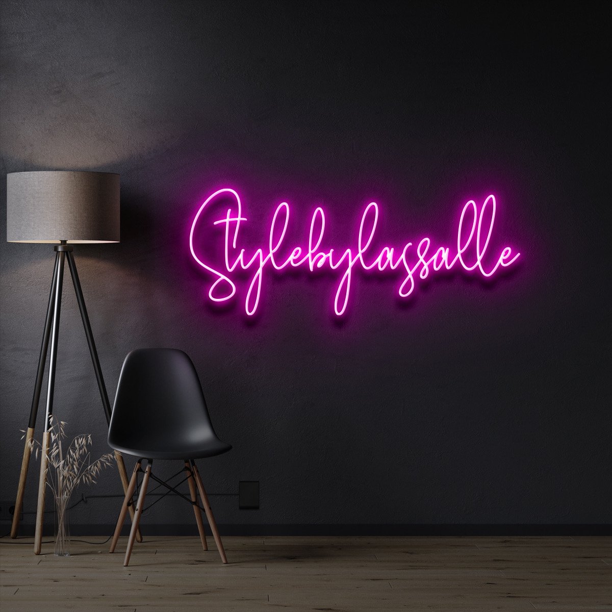 "Style by Lassalle" Custom Neon Sign