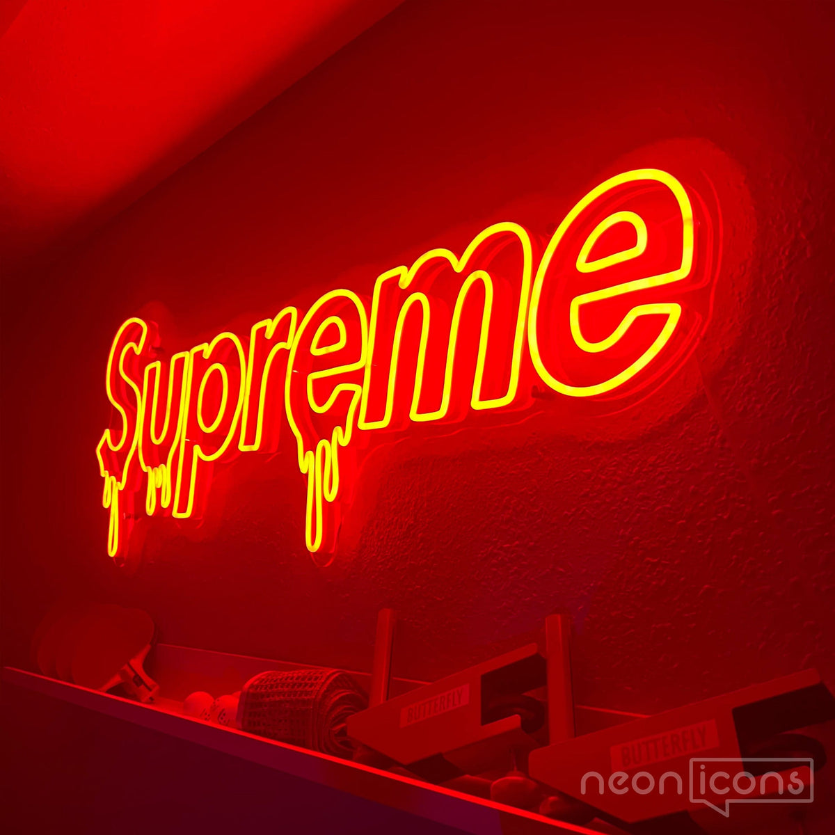 "Supreme Drip" Neon Sign