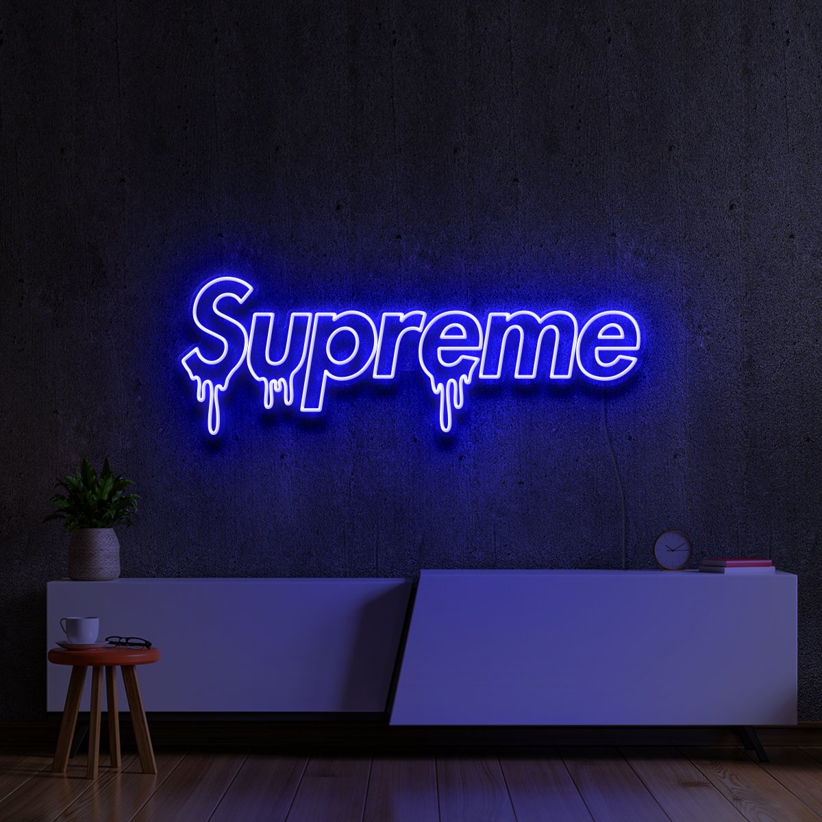 "Supreme Drip" Neon Sign by Neon Icons