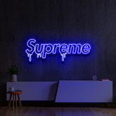 "Supreme Drip" Neon Sign by Neon Icons