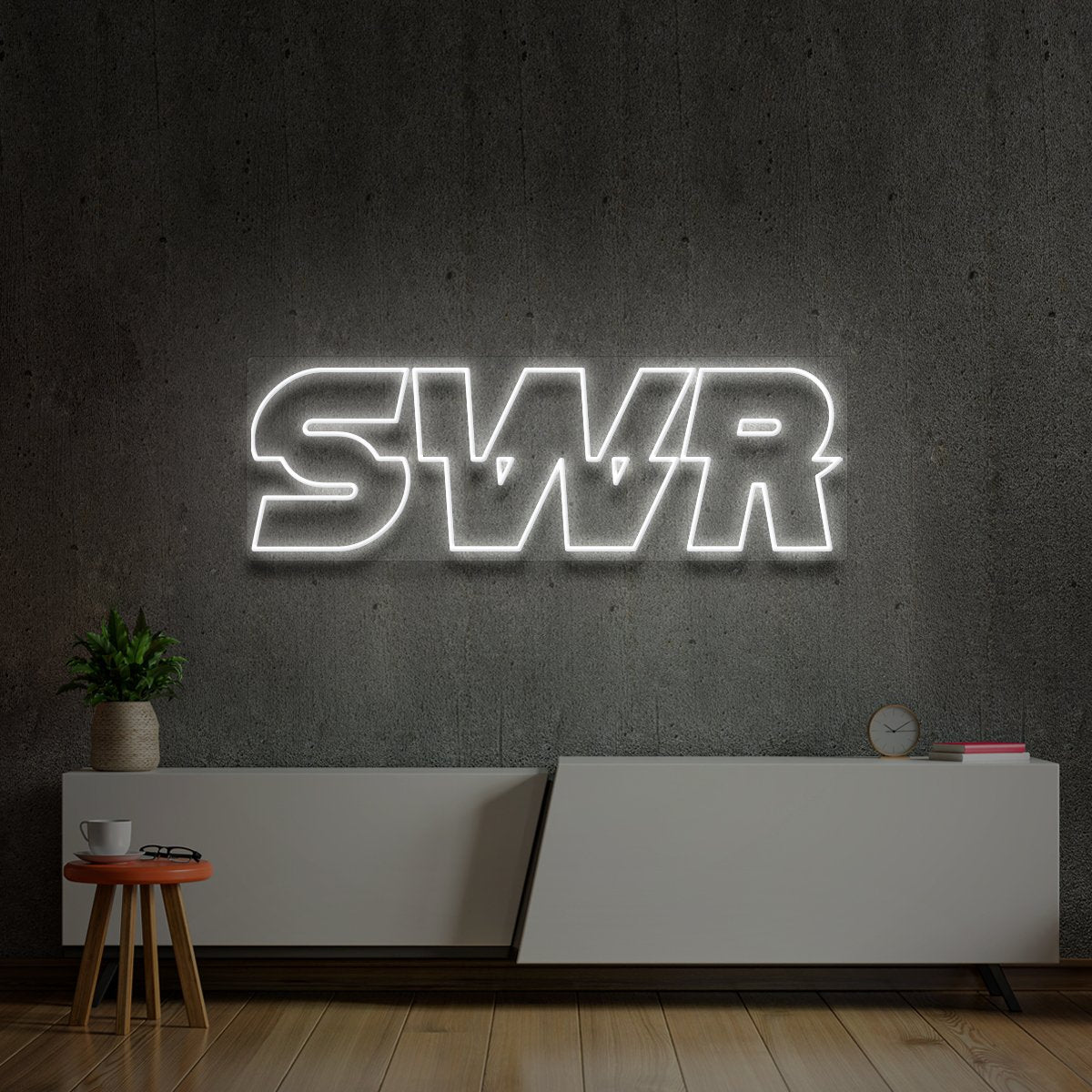 "SWR" Custom Neon Sign