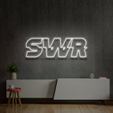 "SWR" Custom Neon Sign