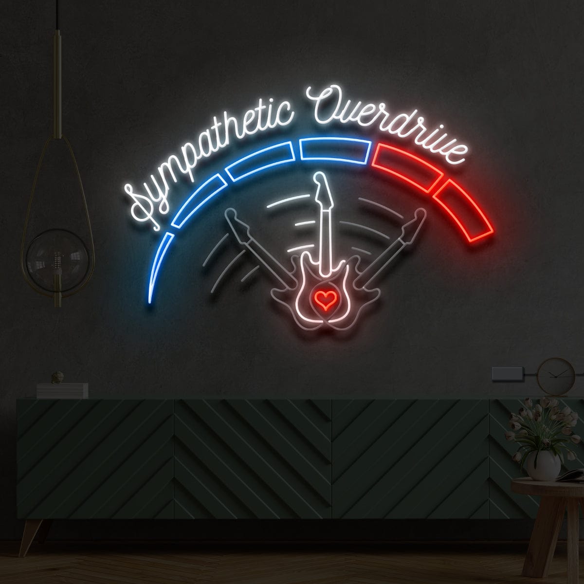 "Sympathetic Overdrive" Custom Neon Sign