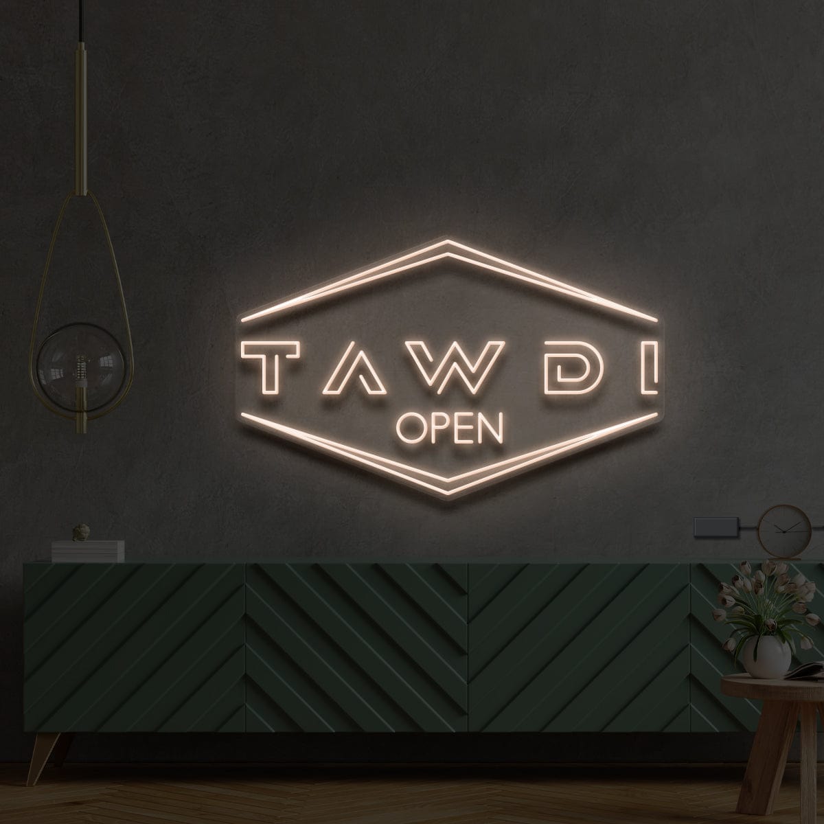 "Tawdi" Custom Neon Sign
