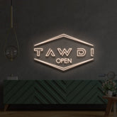"Tawdi" Custom Neon Sign