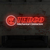 "TEDCO" Custom Neon Sign