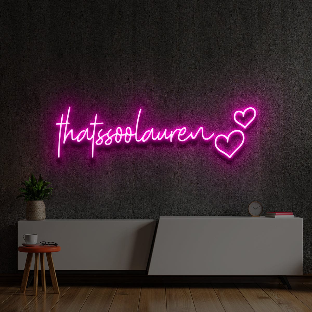 "thatssoolauren" Custom Neon Sign