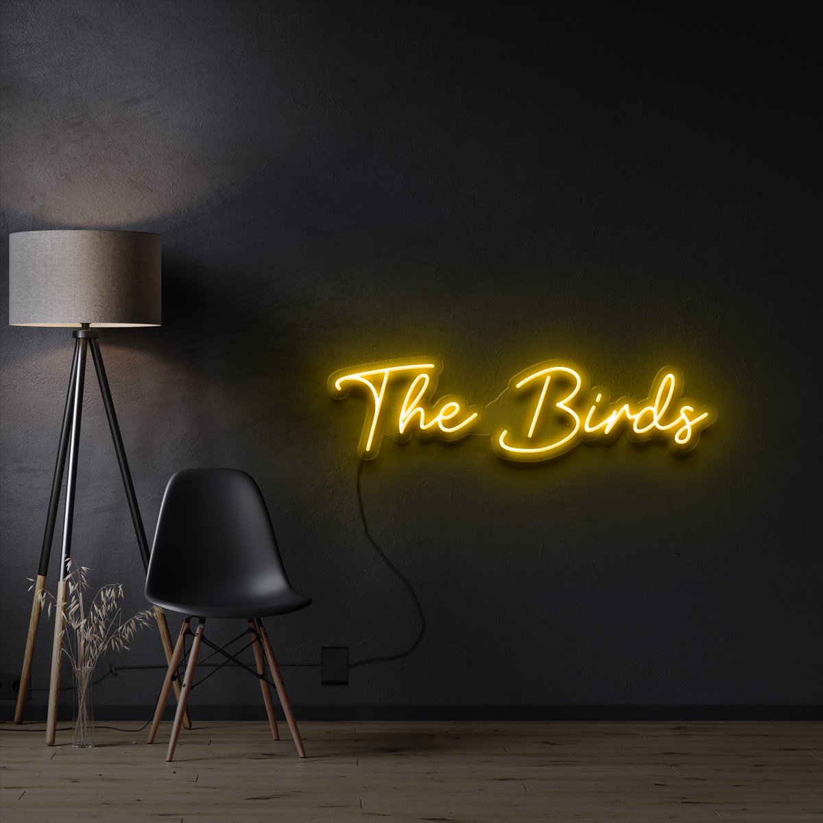 "The Birds" Custom Neon Sign