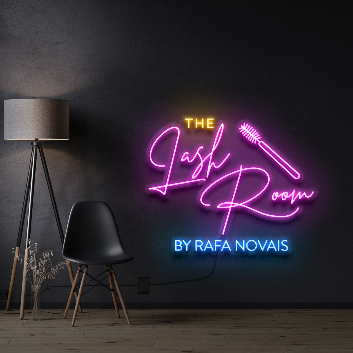 "The Lash Room" Custom Neon Sign