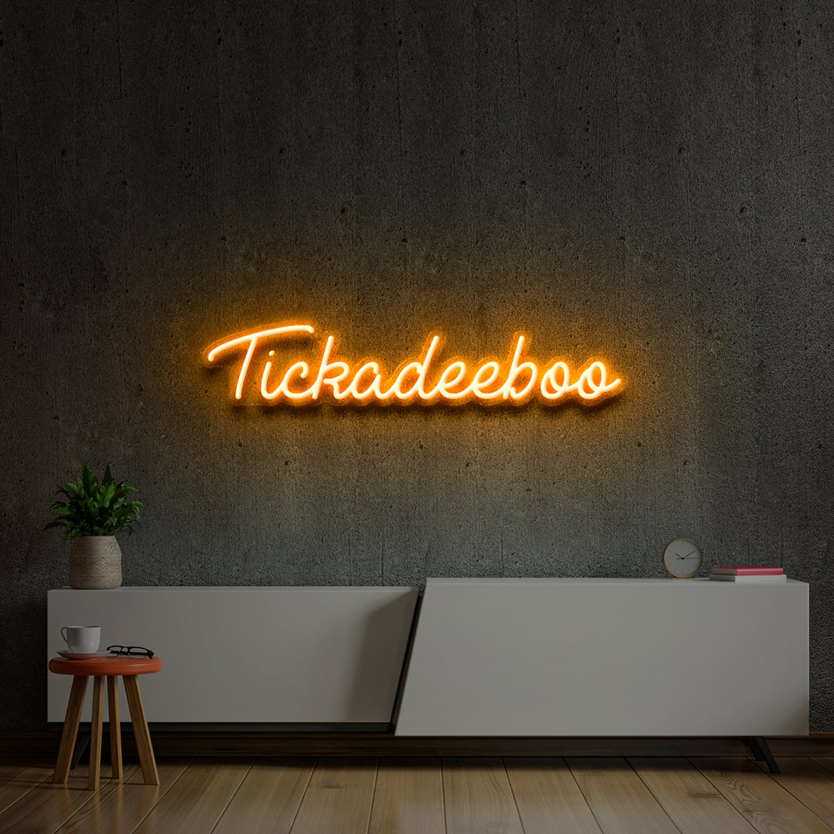 "Tickadeeboo" Custom Neon Sign