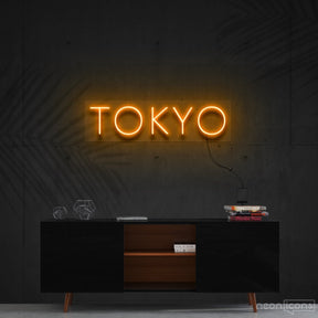 "Tokyo" Neon Sign 60cm (2ft) / Orange / Cut to Shape by Neon Icons