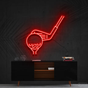 "Top Golf" Neon Sign 60cm (2ft) / Red / Cut to Shape by Neon Icons