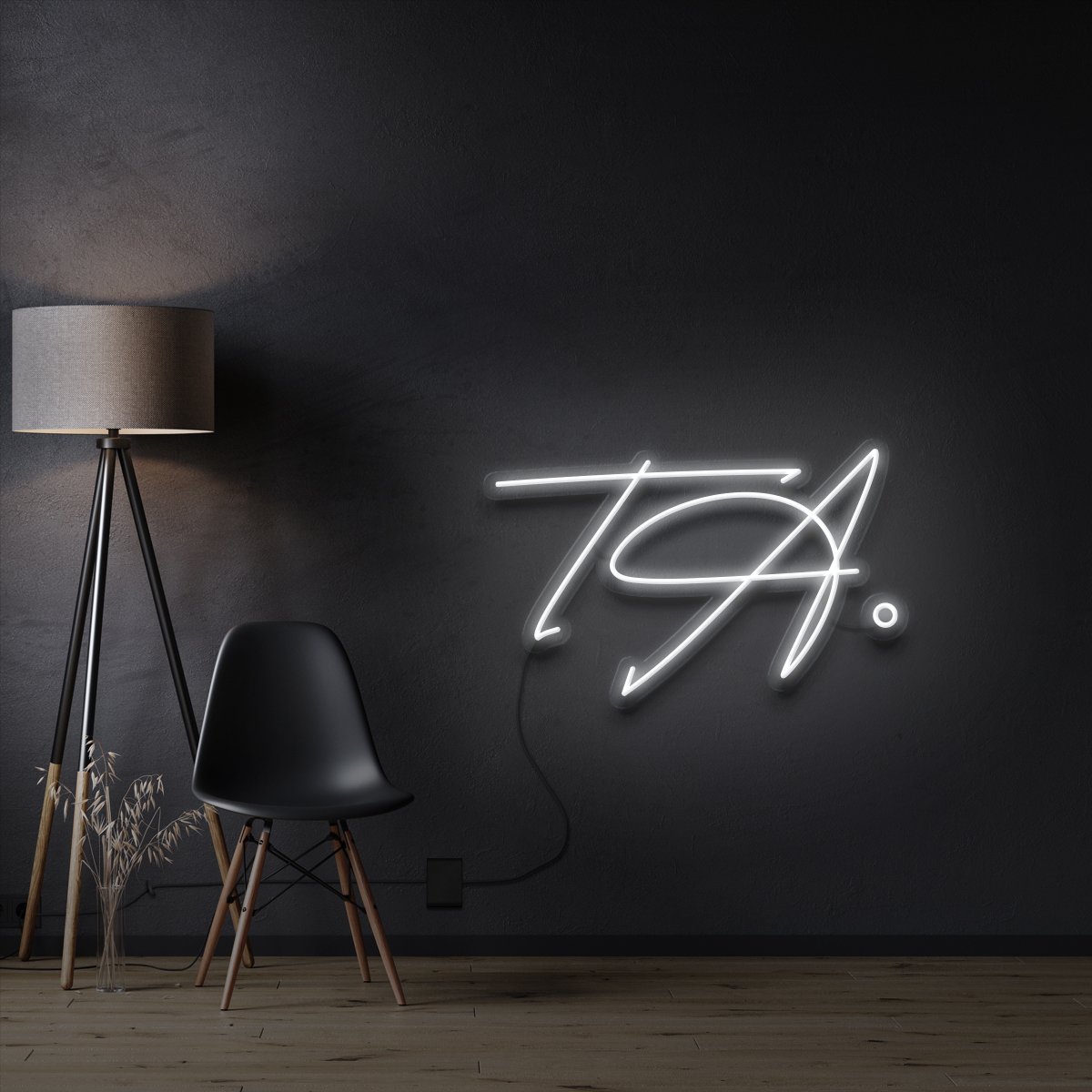 "Trenton Acrey" Custom Neon Sign by Neon Icons