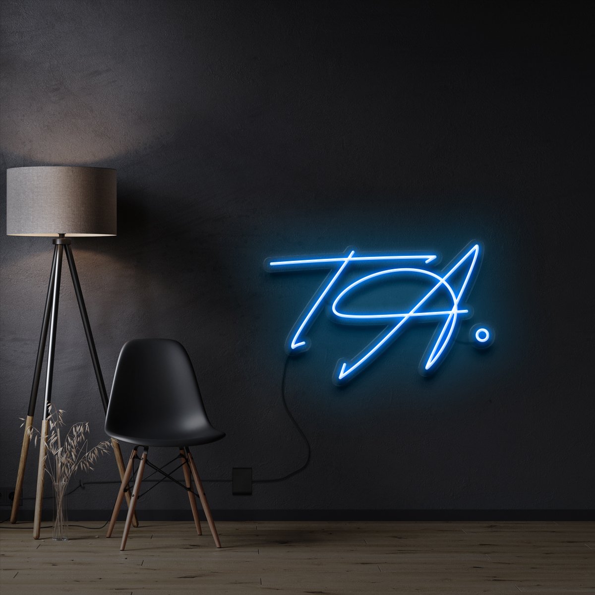 "Trenton Acrey" Custom Neon Sign by Neon Icons