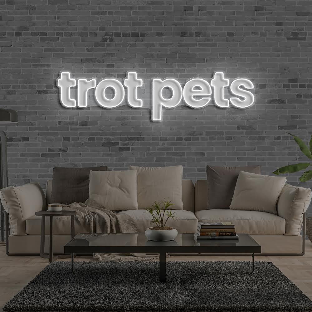 “Trot Pets" Custom Neon Sign