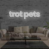 “Trot Pets" Custom Neon Sign