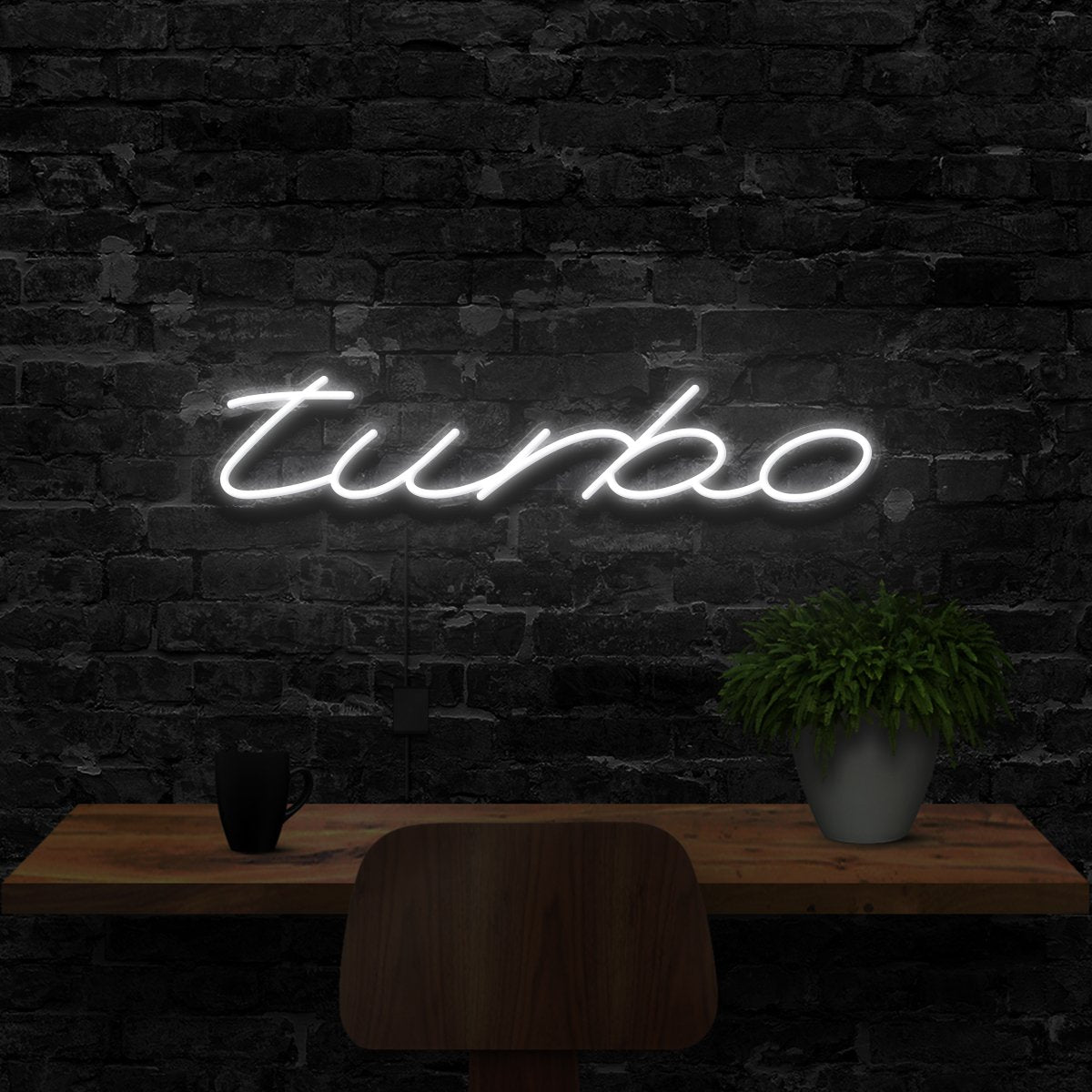 "Turbo" Custom Neon Sign + Expedited Manufacturing