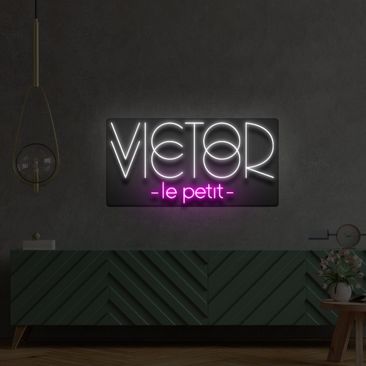 "Victor Le Petit" Custom Neon Sign