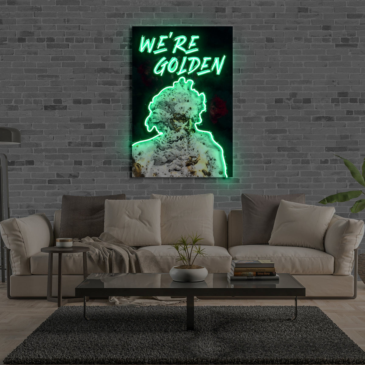 "We're Golden" Neon x Acrylic Artwork